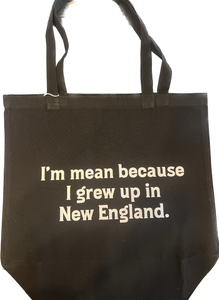 Black New England Tote Bag