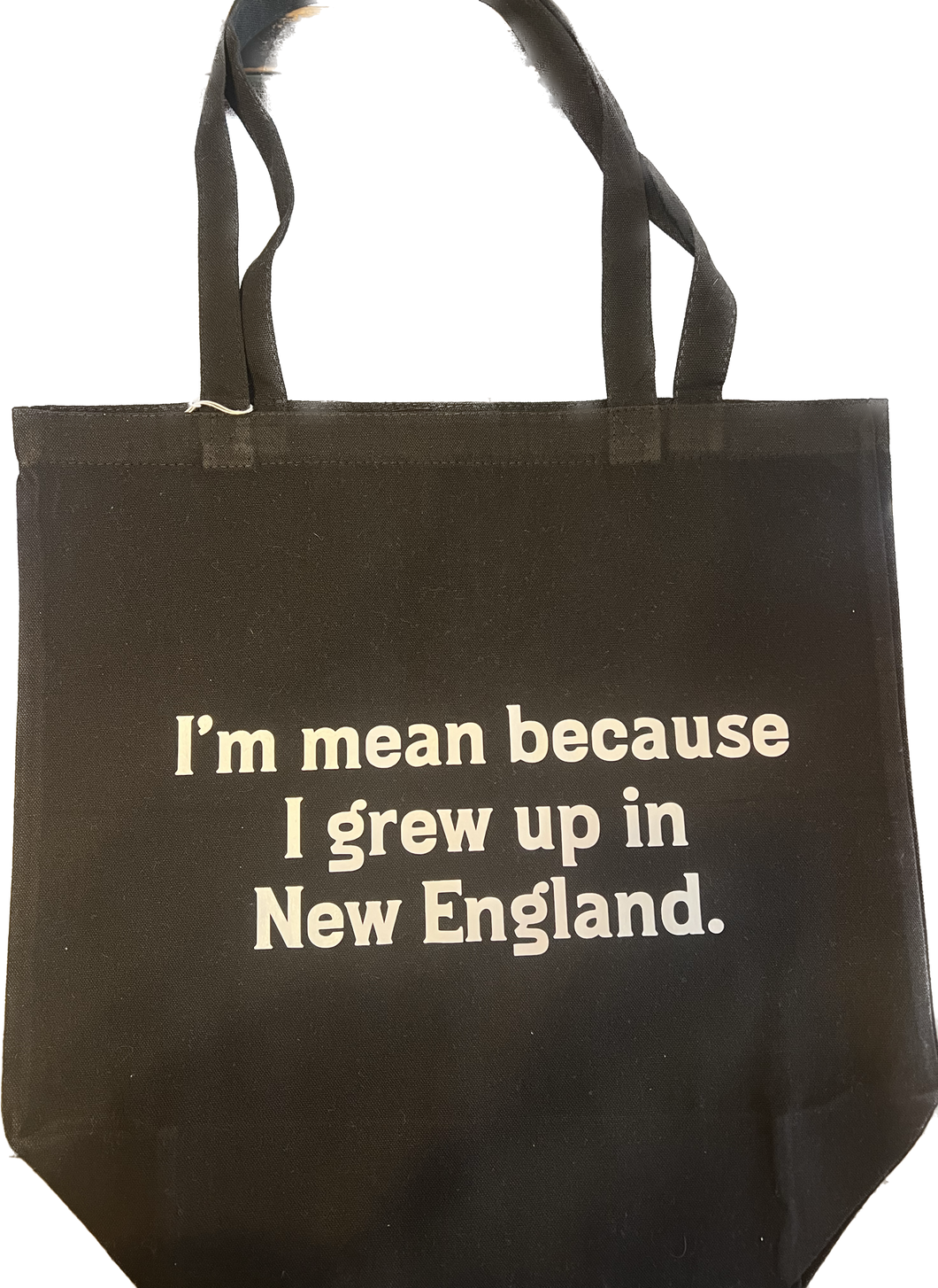 Black New England Tote Bag