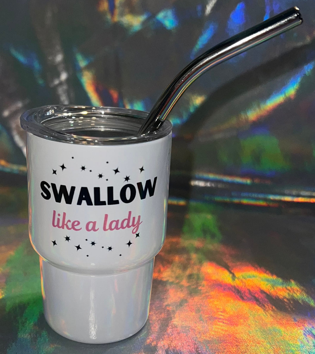 Mini glass tumbler