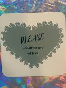 Please hesitate Coaster