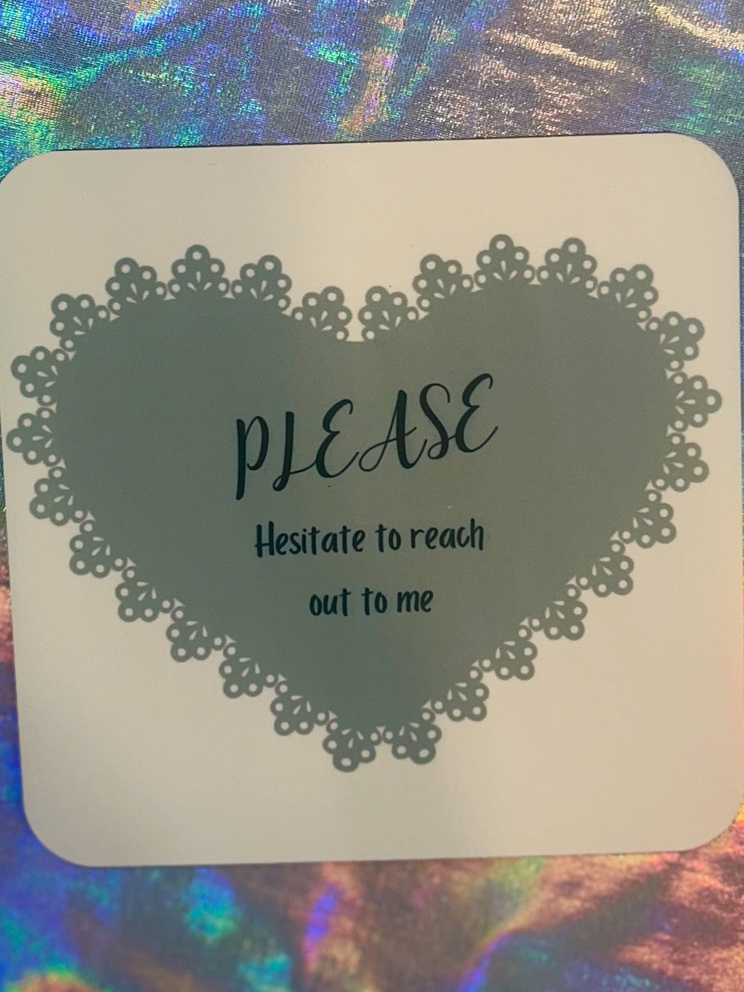 Please hesitate Coaster