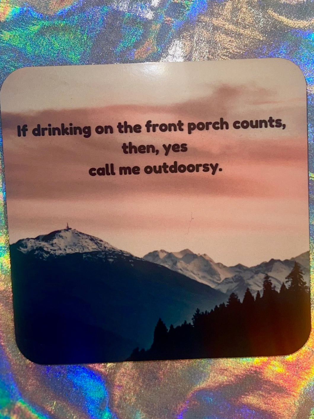 Call Me Outdoorsy Coaster