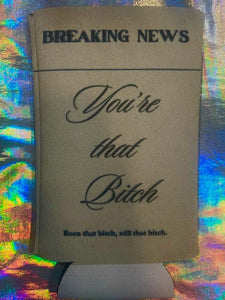 Breaking News Coozie