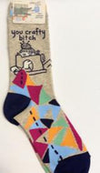 You Crafty B*tch Crew Socks