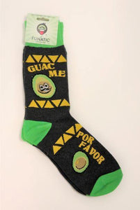 Guac Me Por Favor Sock
