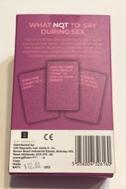 What Not To Say During Sex