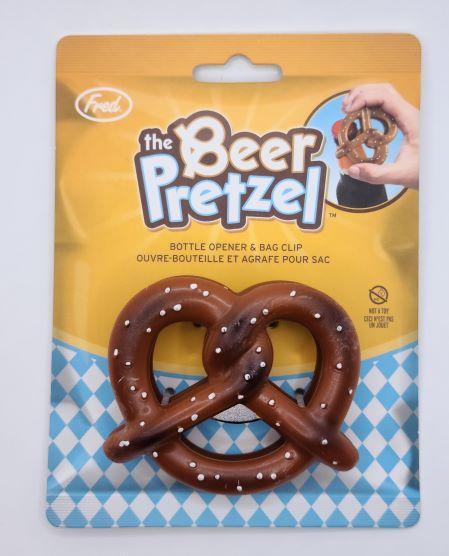 Beer Pretzel Bottle Opener Bag Clip