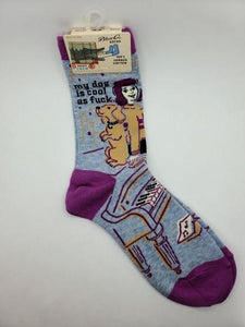 My Dog Is Cool As F*ck Women's Crew Socks