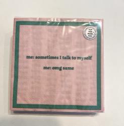 Talk to Self Napkin