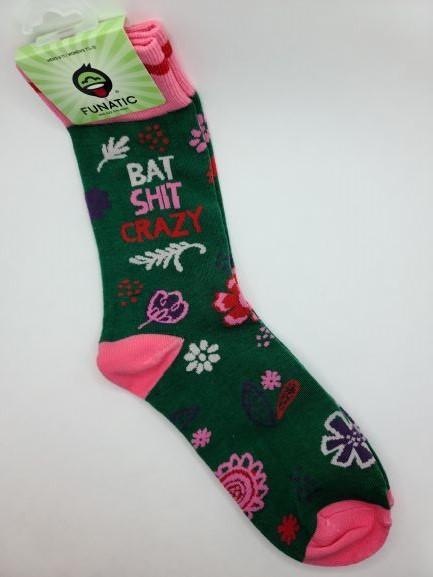 Bat Sh*t Crazy Unisex Crew Socks