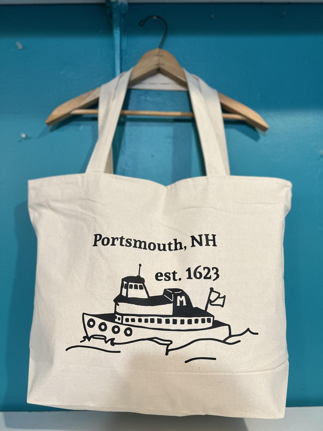 Natural Portsmouth Tugboat Tote