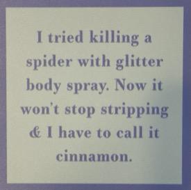 Glitter Body Spray Coaster