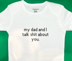 My Dad and I 18m Onesie