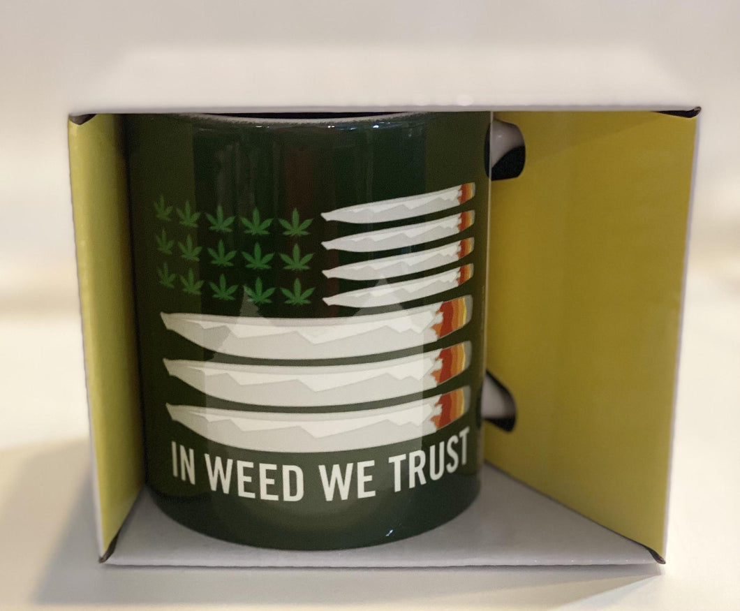 In Weed We Trust Mug