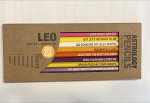 Leo Astrology Pencils