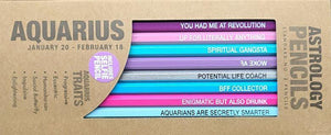 Aquarius Astrology Pencils