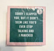 Load image into Gallery viewer, Talk to Self Napkin
