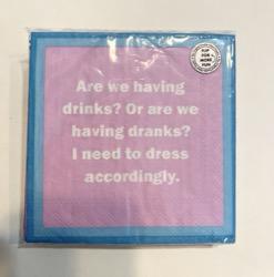 Drunk Me Napkins
