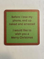 Naked and Arrested Coaster