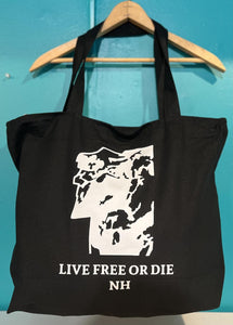 Black Old Man in Mountain Tote