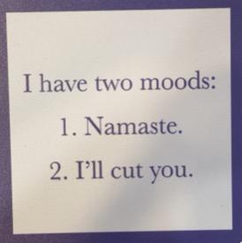 Two Moods Coaster