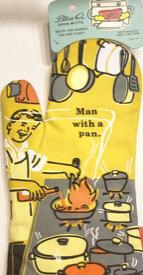 Man With A Pan Oven Mitt
