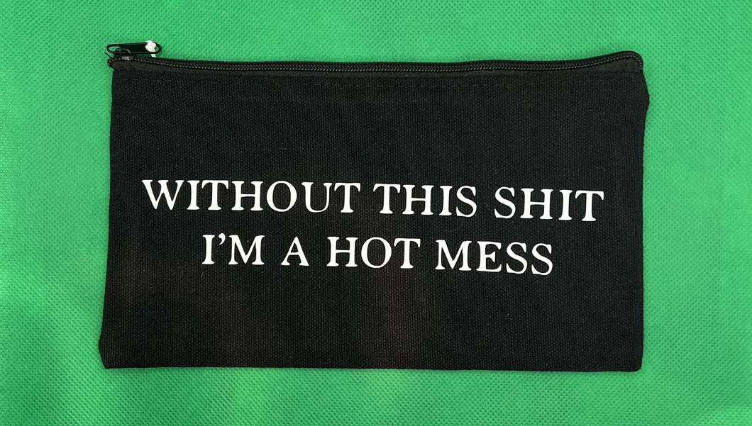 Mini Black Hot Mess Bag X