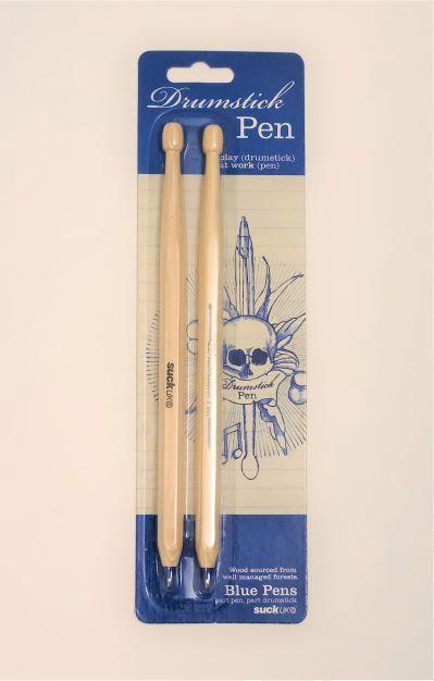 Blue Drumstick Pens