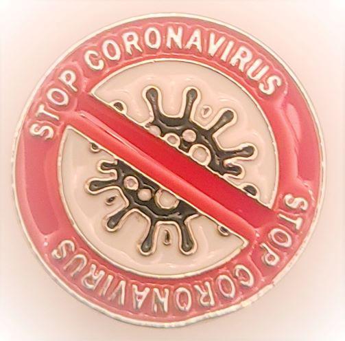 Stop Coronavirus Enamel Pin