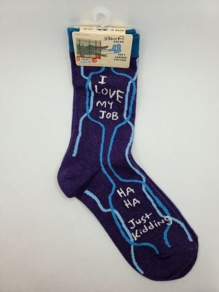 I Love My Job Women's Crew Socks