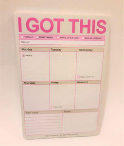 I Got This Notepad