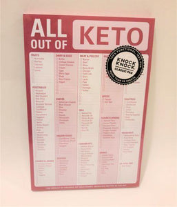All Out Of Keto Notepad
