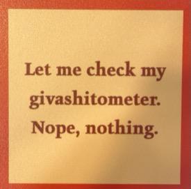 Giveash*tometer Coaster
