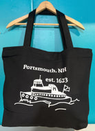 Black Portsmouth Tugboat Tote