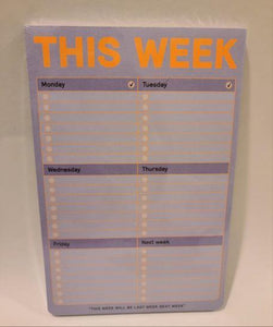 This Week Notepad