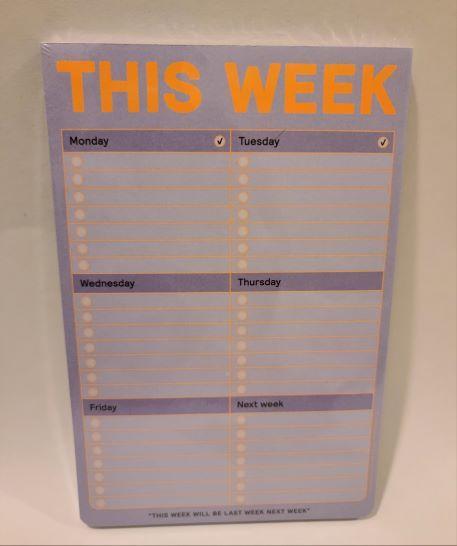 This Week Notepad