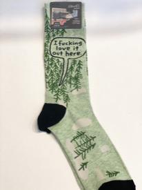 F*cking Love It Here Men's Socks