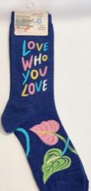 Love Who You Love Crew Socks X