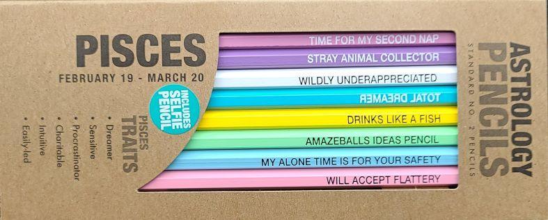 Pisces Astrology Pencils