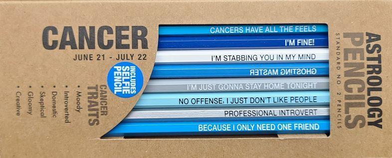 Cancer Astrology Pencils